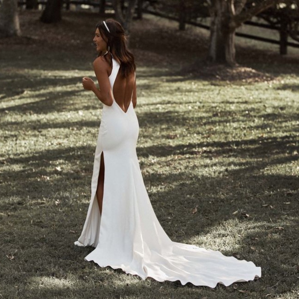 Grace Loves Lace Ivory Backless Wedding Dress - Margot
